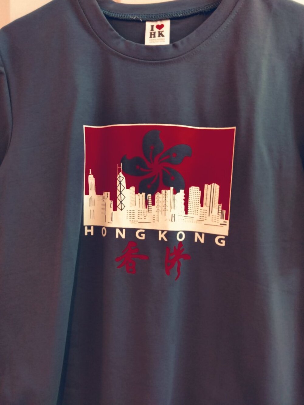T Shirt - Navy - Purchased in Hong Kong - Size L but runs small - more like a M